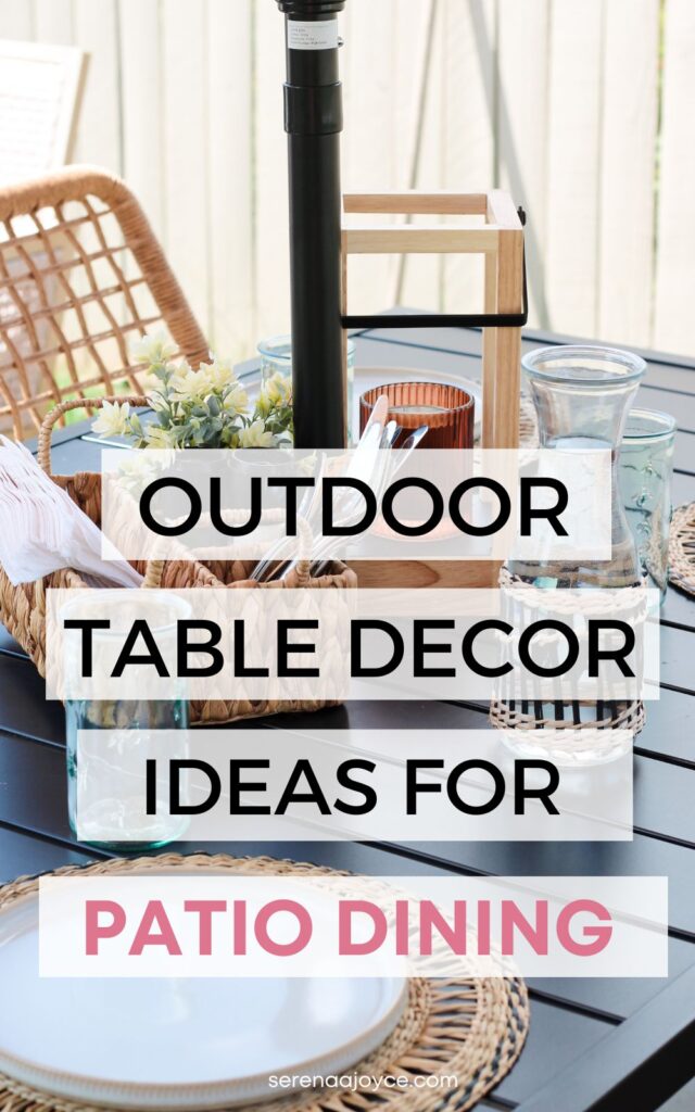outdoor table decor ideas for patio dining