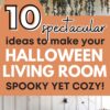 halloween decor ideas for living room